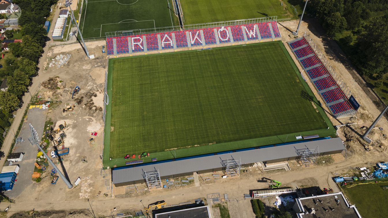 Stadion Rakowa Częstochowa - fotogaleria z budowy