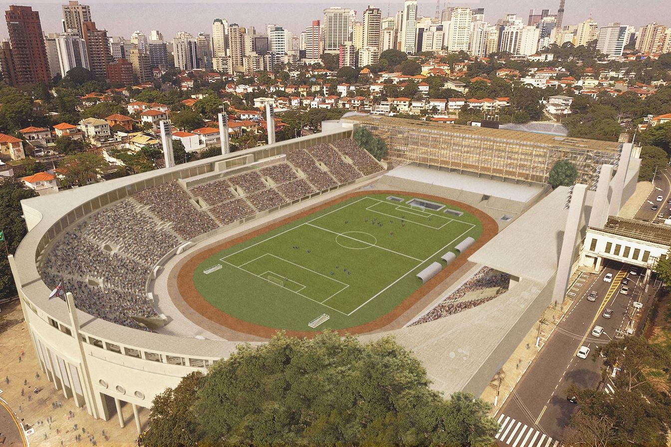 Estadio do Pacaembu, Sao Paulo