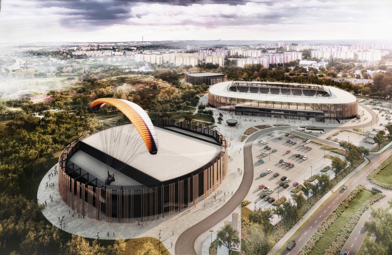 Zagłębiowski Park Sportowy - nowy stadion Zagłębia Sosnowiec