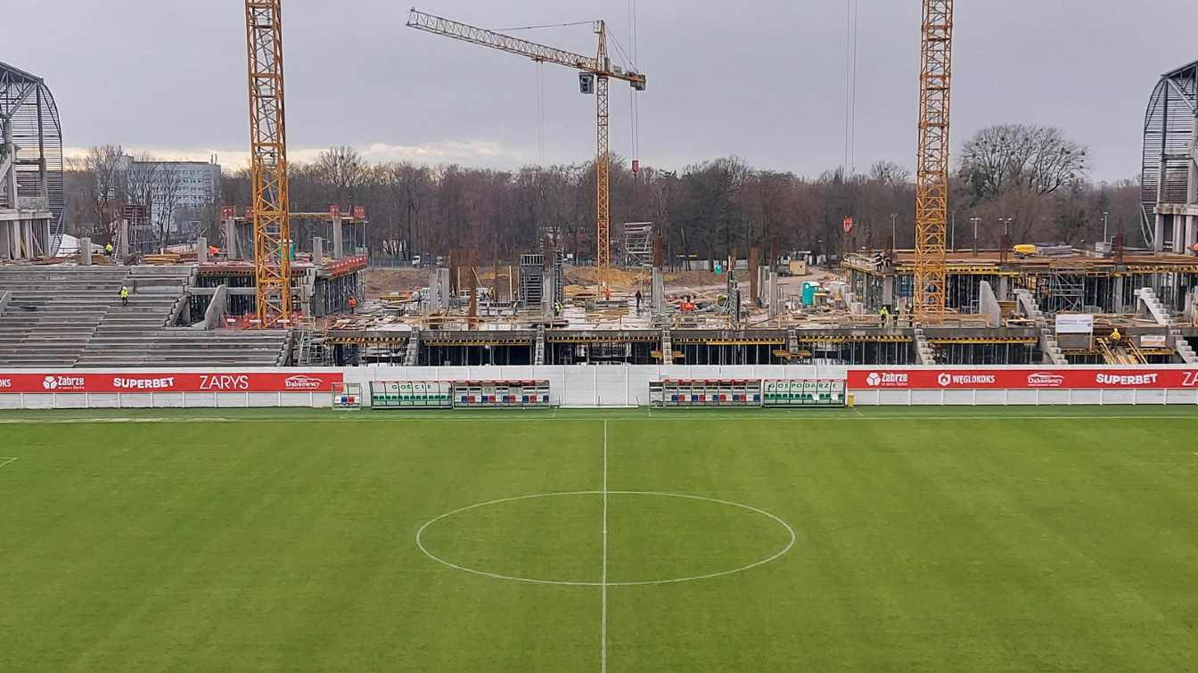 Budowa Areny Zabrze (Stadion Górnika Zabrze)