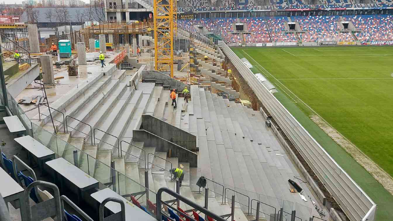 Budowa Areny Zabrze (Stadion Górnika Zabrze)