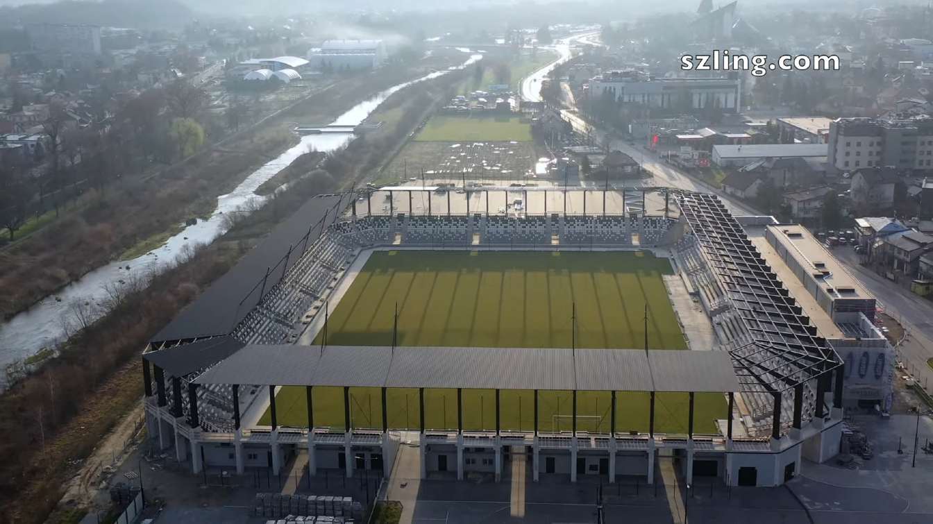 Budowa Stadionu Miejskiego w Nowym Sączu (Stadion Sandecji)