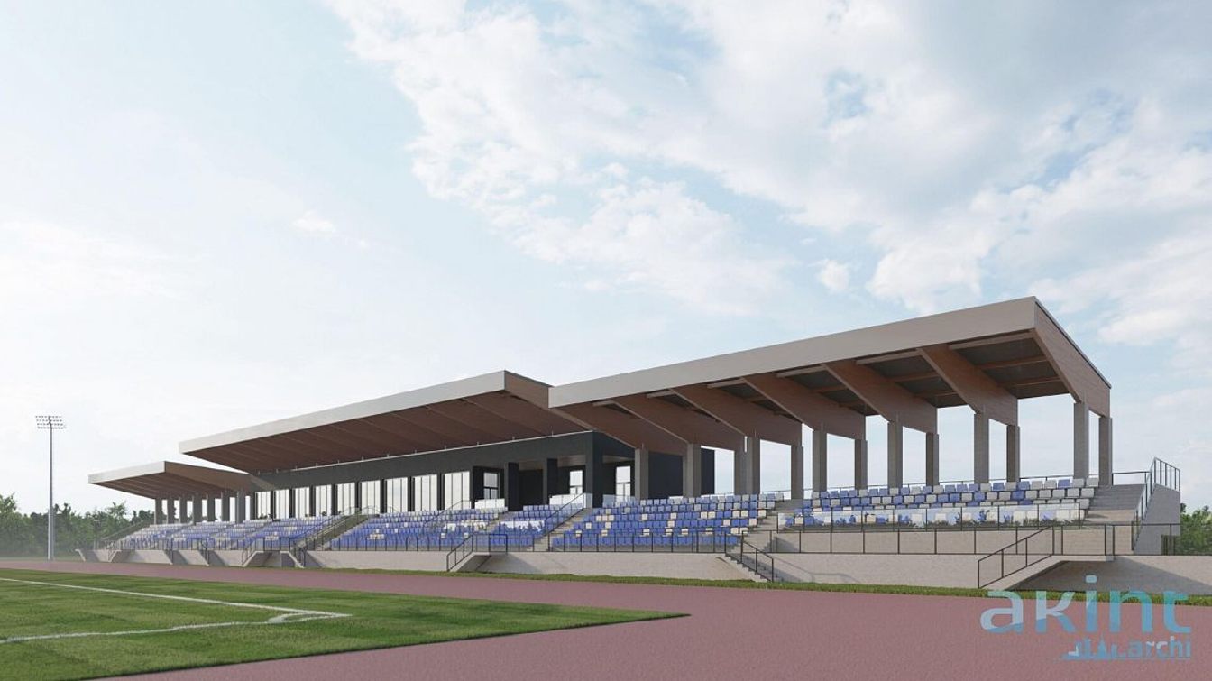 Projekt stadionu Pogoń Lębork