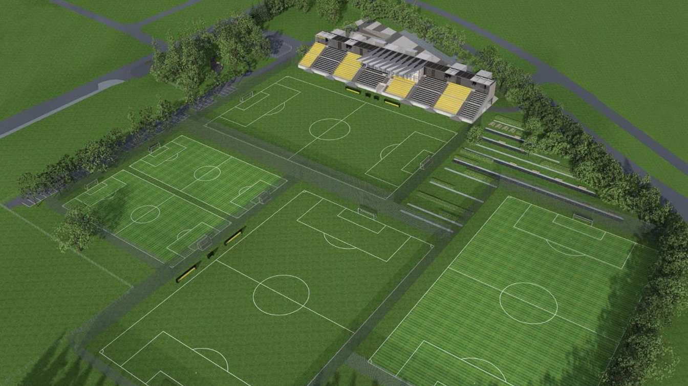 Projekt Stadionu Wieczystej Kraków