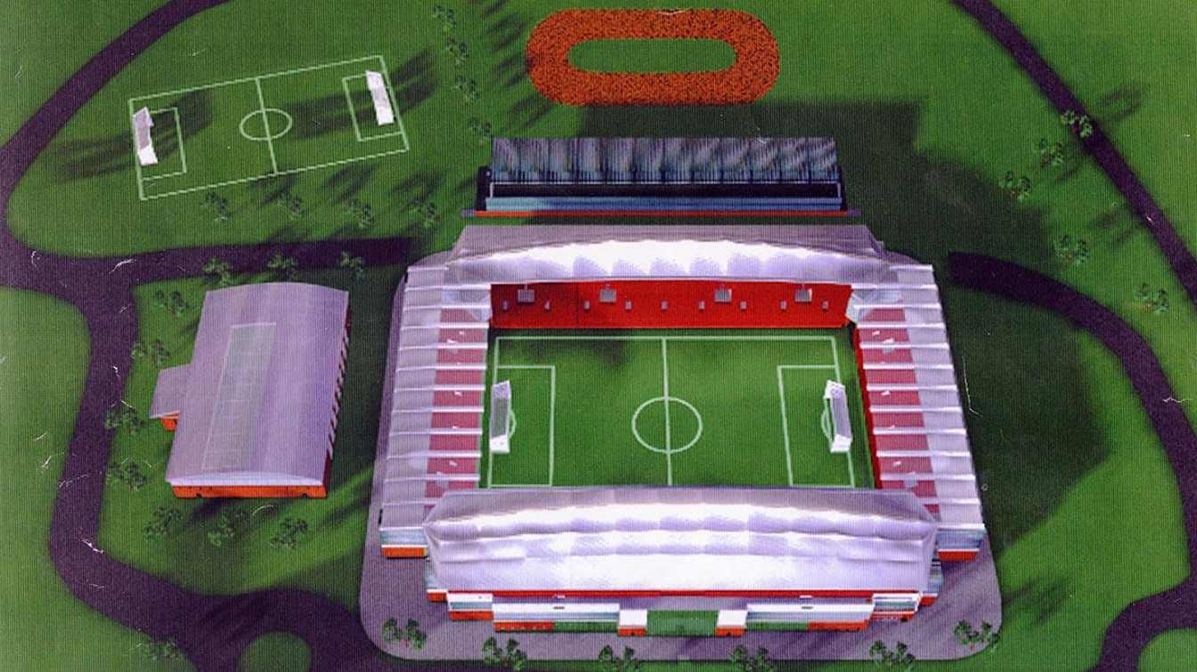 Wizualizacja projektu stadionu Southampton FC