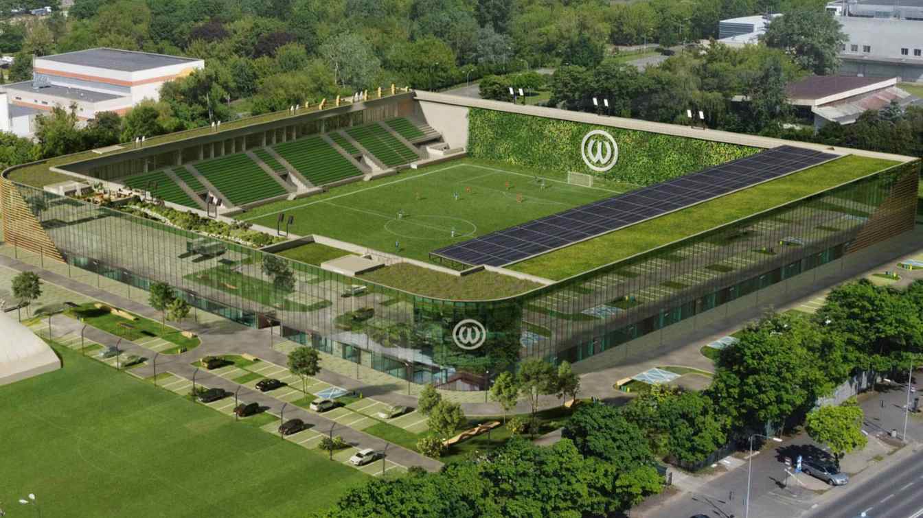 Projekt stadionu Warty Poznań