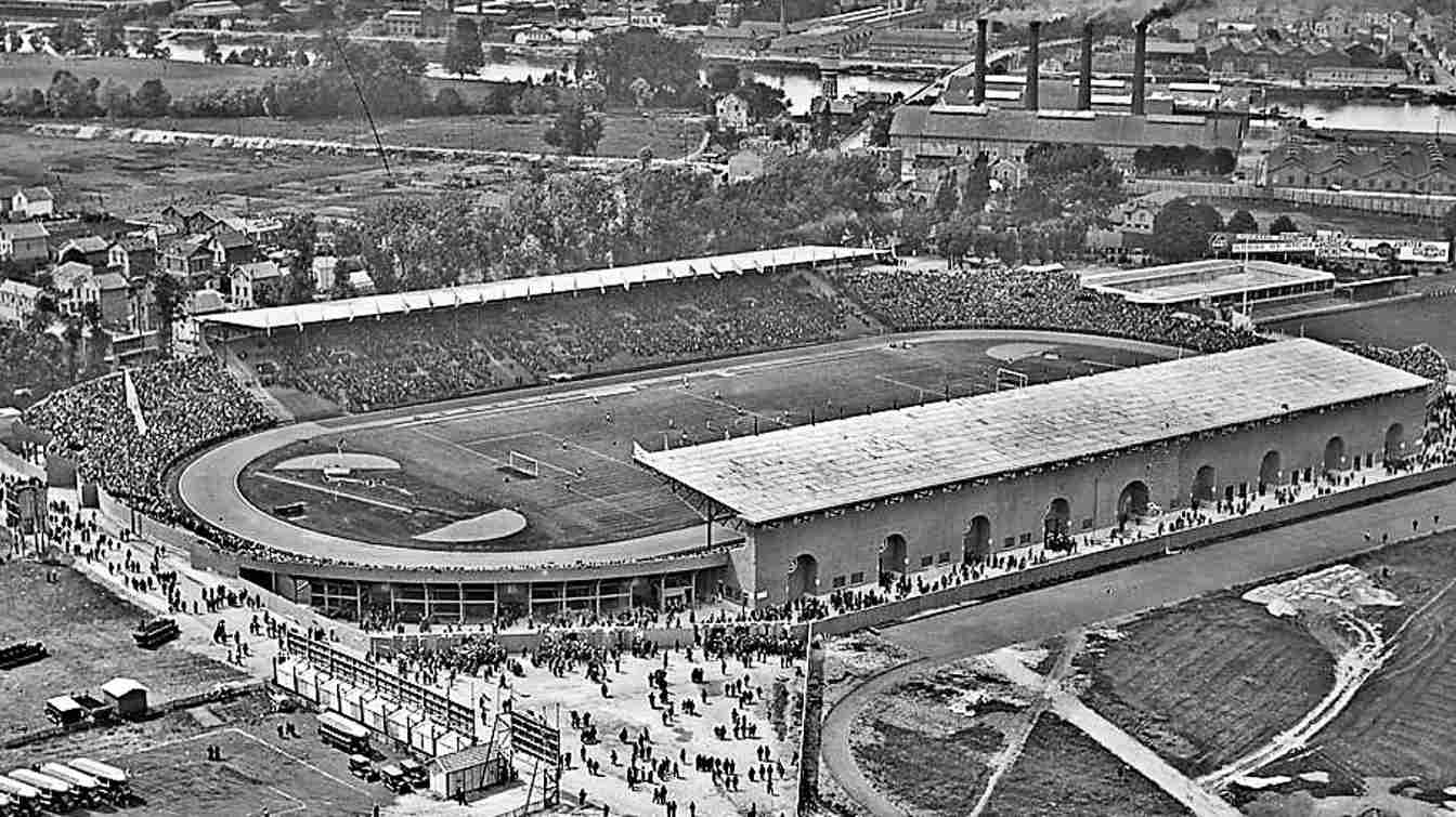 Stadion w Colombes w 1924 roku