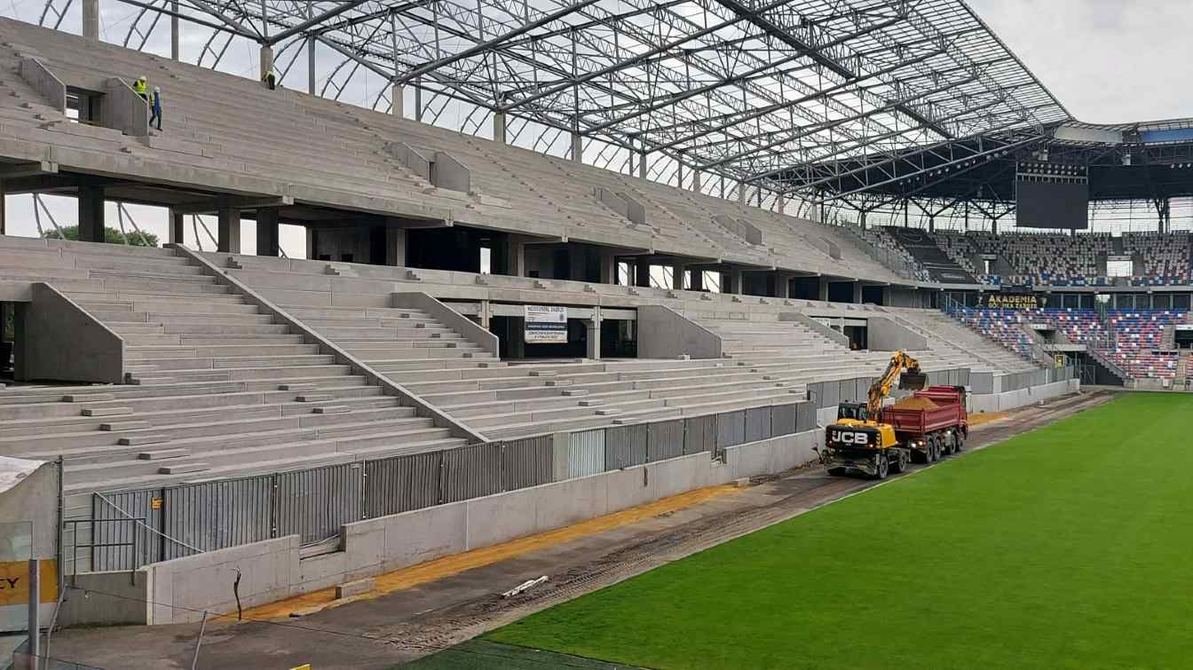 Arena Zabrze w budowie