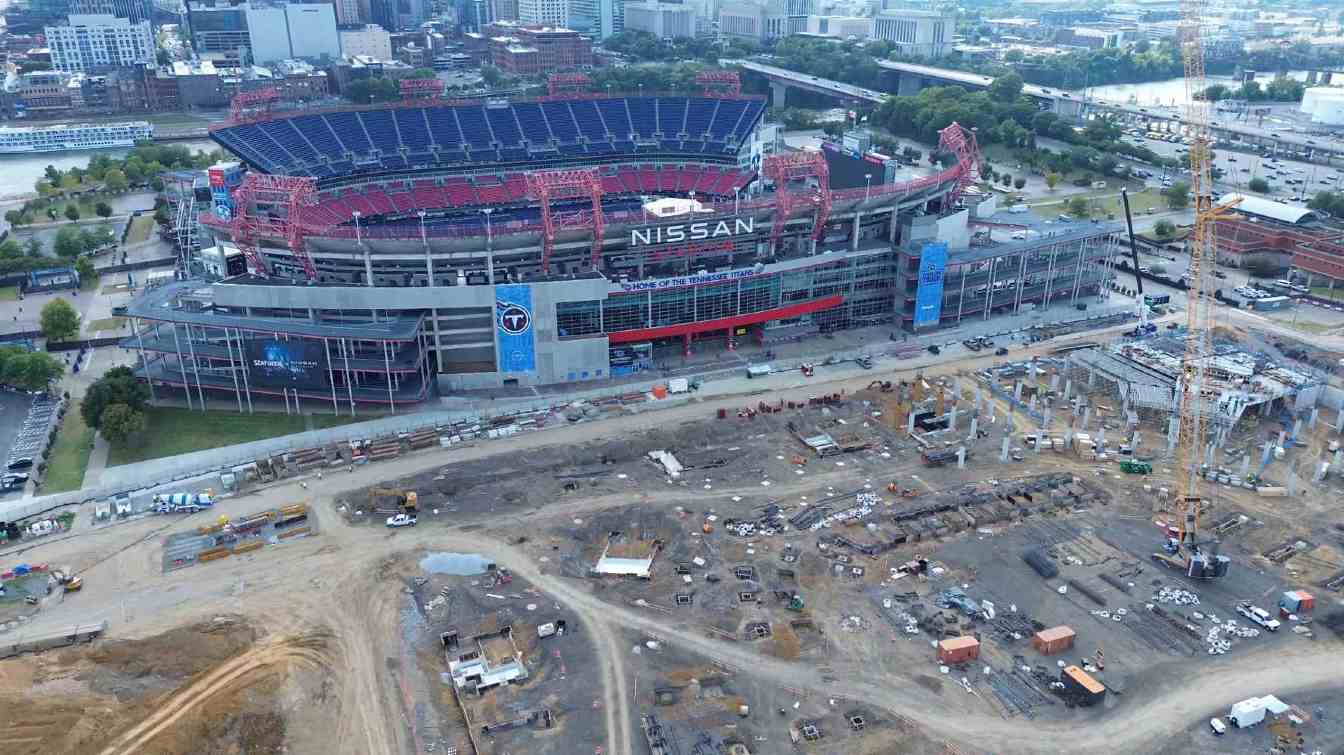 Budowa New Nissan Stadium