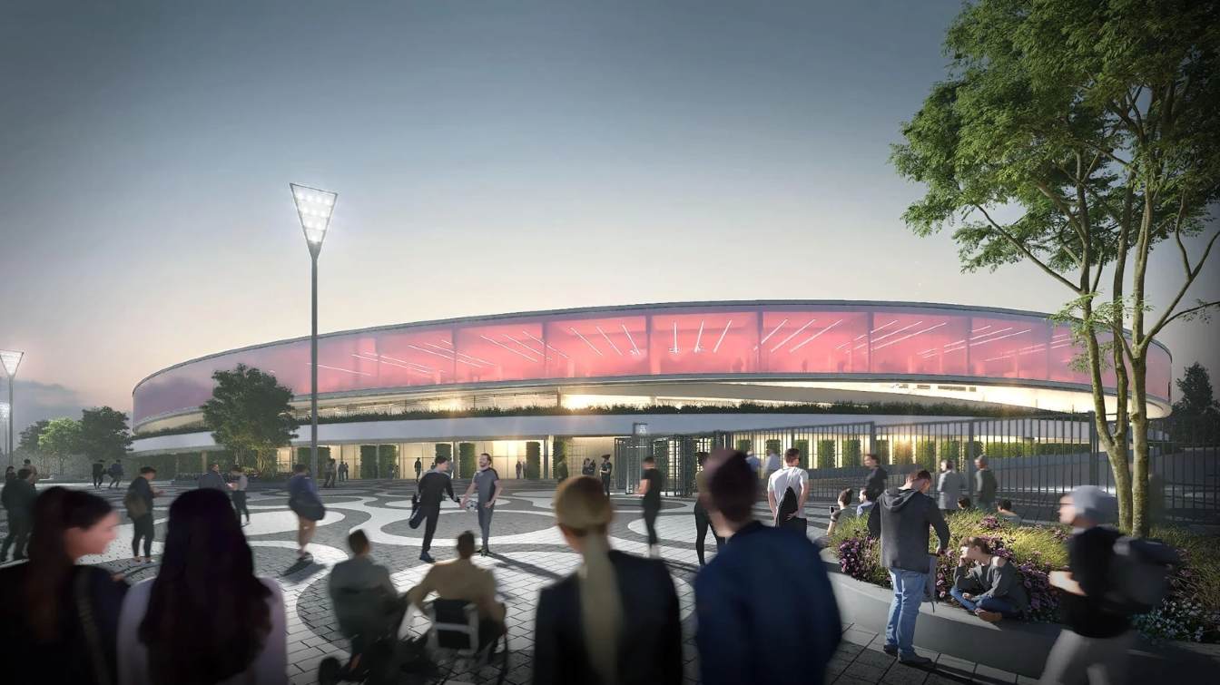 Projekt stadionu Jahnsportpark