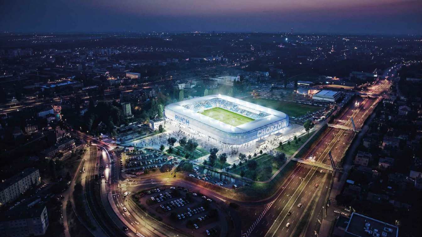 Projekt Stadionu Ruchu Chorzów