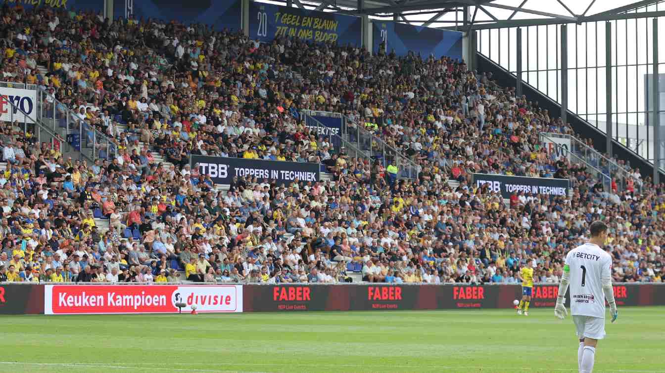 Kibice na stadionie Cambuurstadion