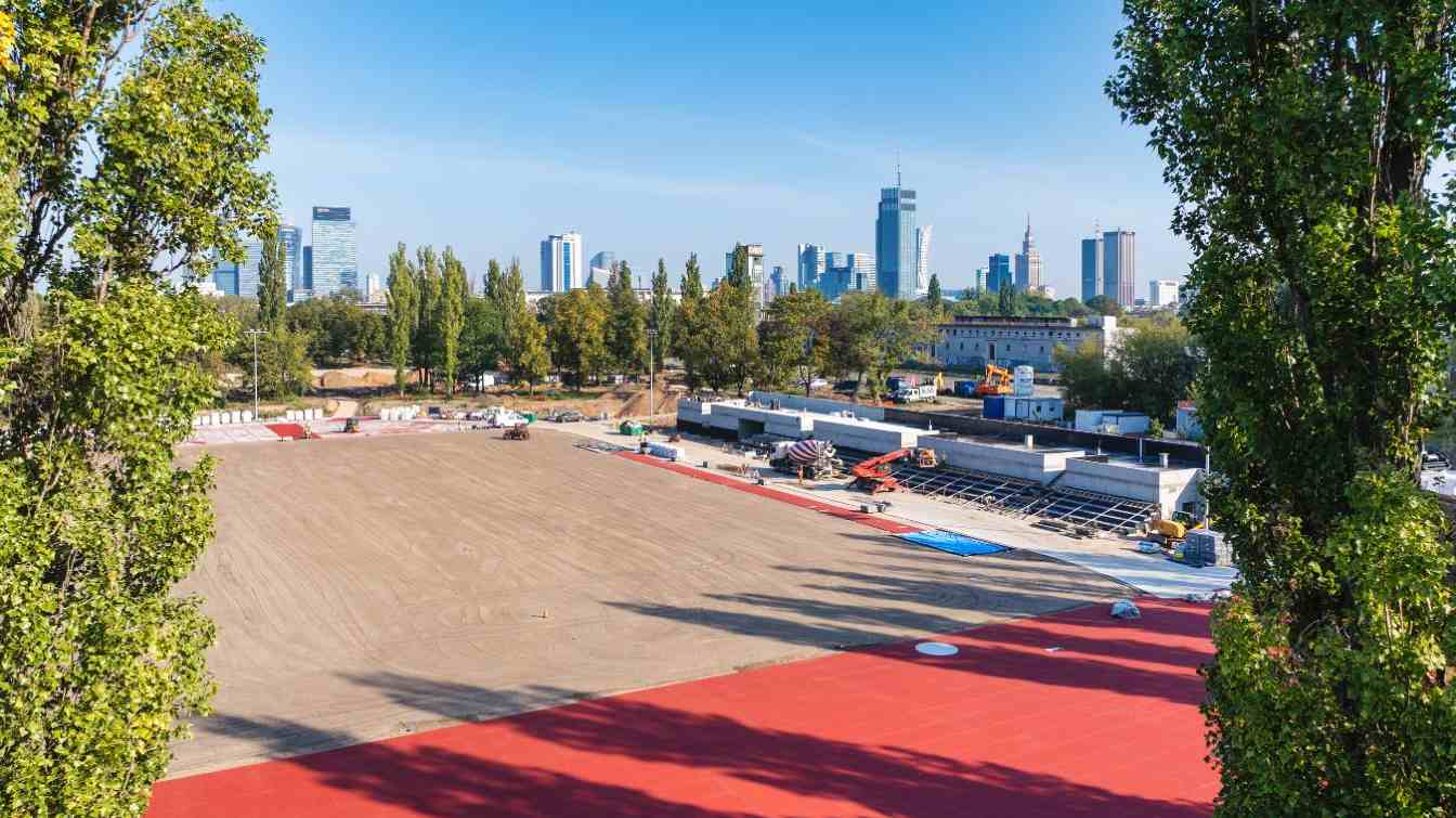 Budowa stadionu Skry Warszawa