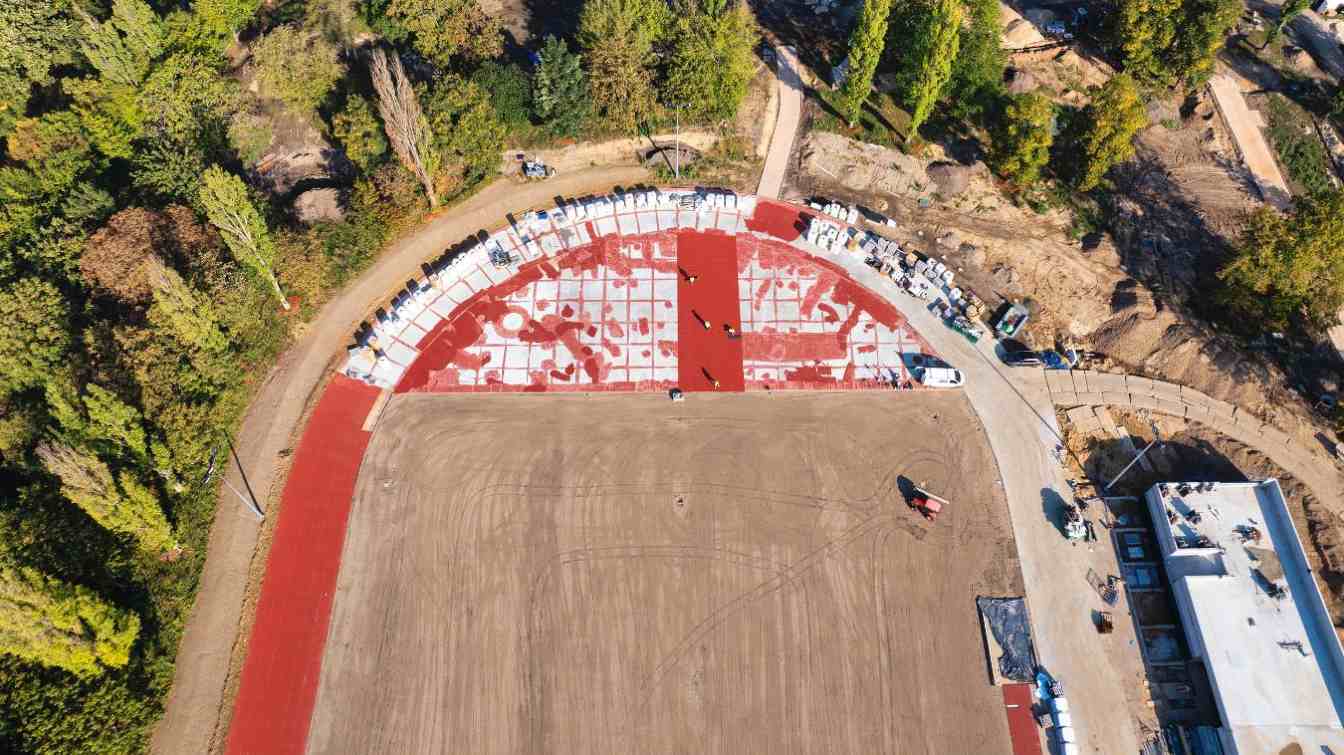 Budowa stadionu Skry Warszawa