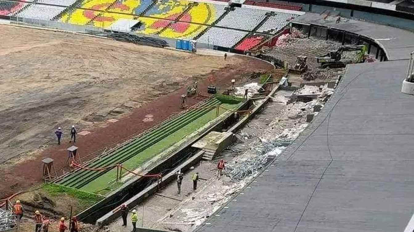 Budowa Estadio Azteca