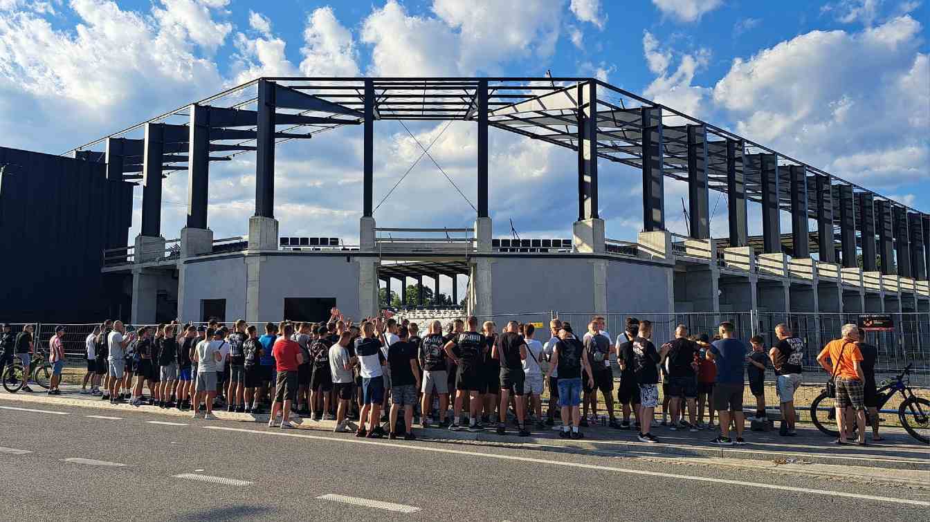 Budowa stadionu Sandecji Nowy Sącz