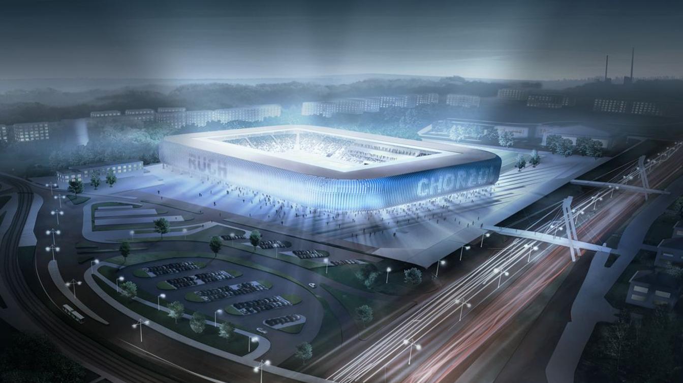 Projekt Stadionu Ruchu Chorzów z 2013 roku