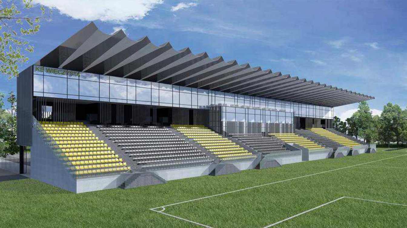 Projekt Stadionu Wieczystej Kraków