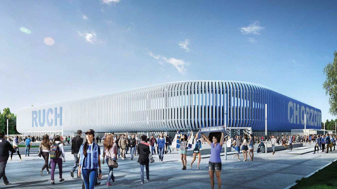Projekt stadionu w Chorzowie