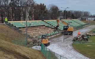 Chełm: Rozpoczęto rozbiórkę Stadionu Miejskiego. Będzie ekstraklasowo 