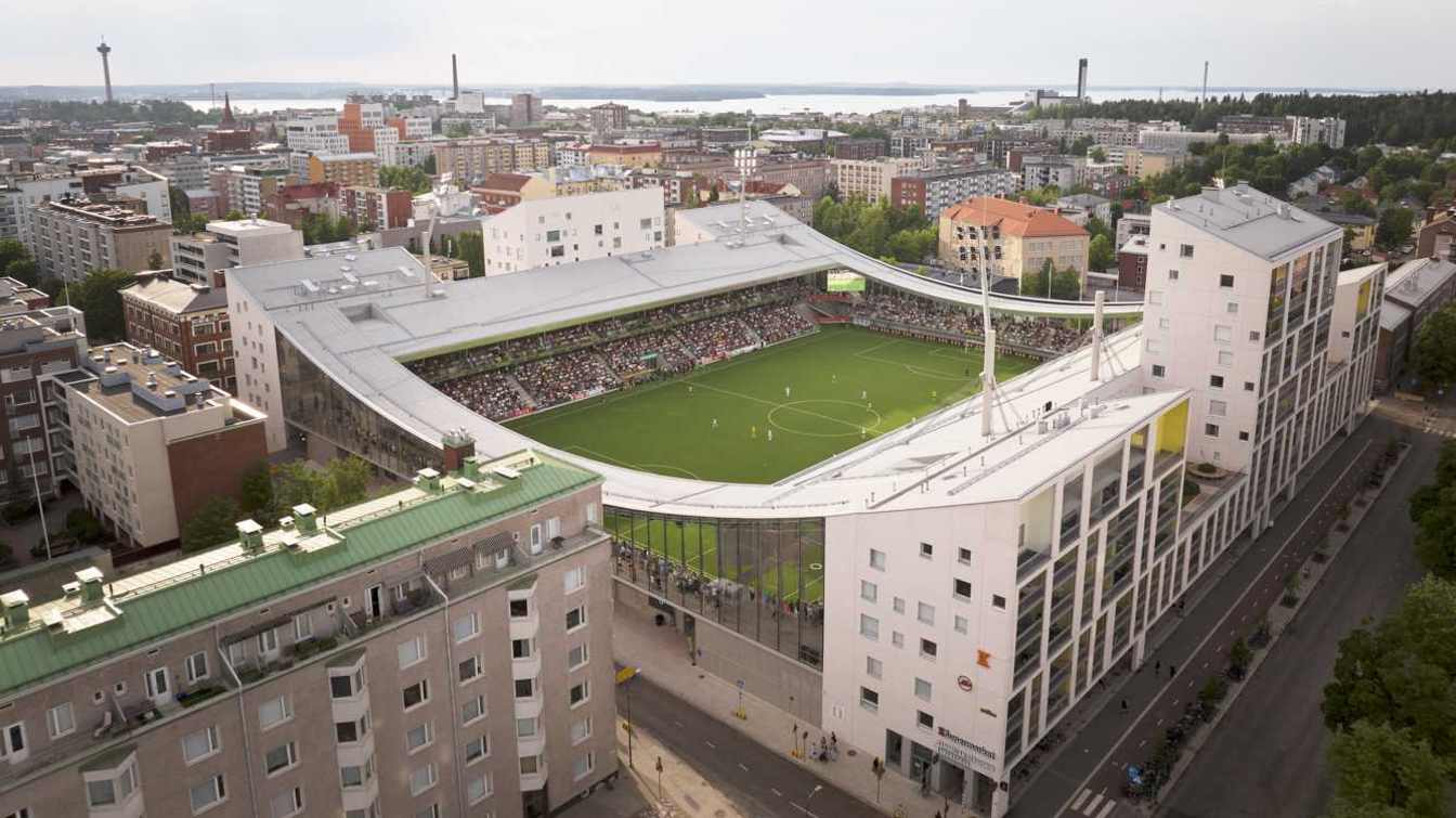 Z pojemnością 8000 miejsc Tammelan Stadion jest 5. największym obiektem w Finlandii