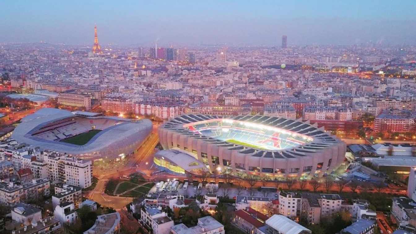 Paryskie stadiony znajdują się w odległości 30 metrów od siebie