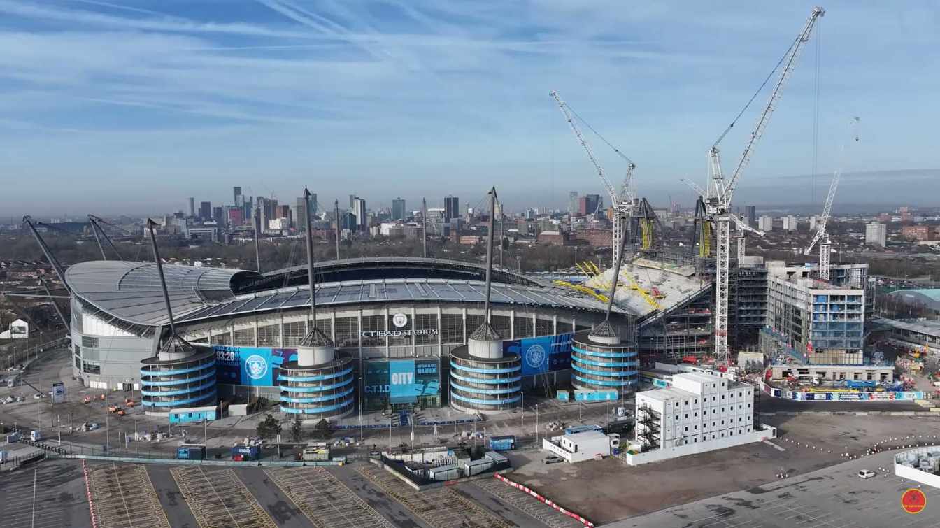 Budowa Etihad Stadium (City of Manchester Stadium / Eastlands)