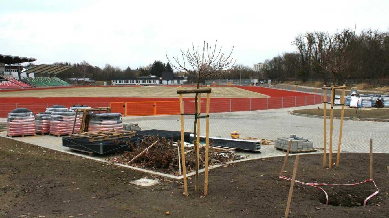 Budowa stadionu OSiR w Zamościu