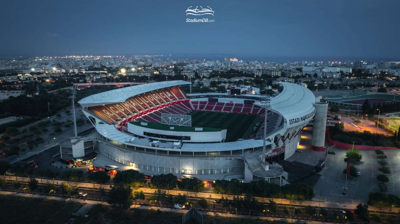 Son Moix jest 12. największym stadionem w La Liga.
