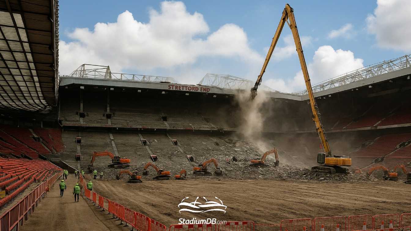 Wizualizacja rozbiórki Old Trafford