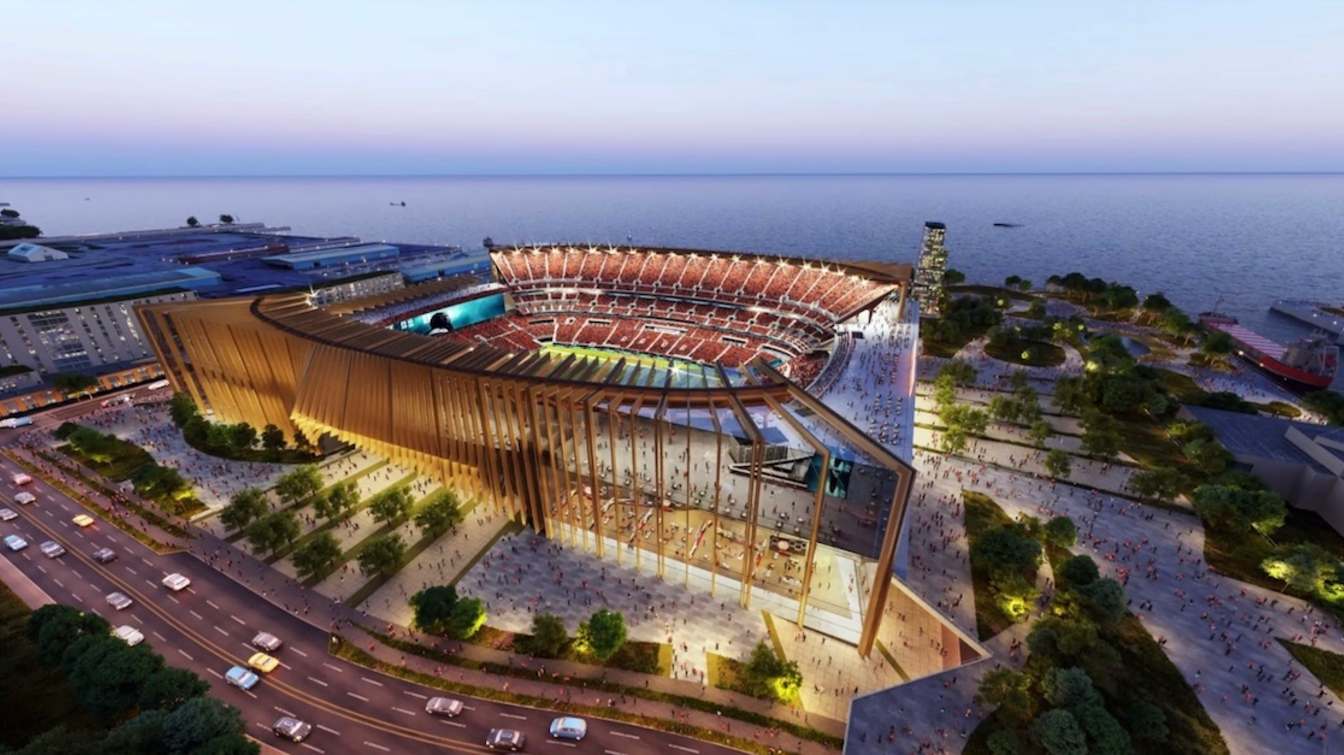 Projekt New Cleveland Browns Stadium