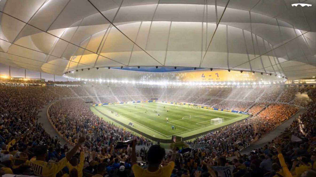  Według opublikowanych wizualizacji po przebudowie Estadio Gran Canaria miałby nawet ekran 360°.