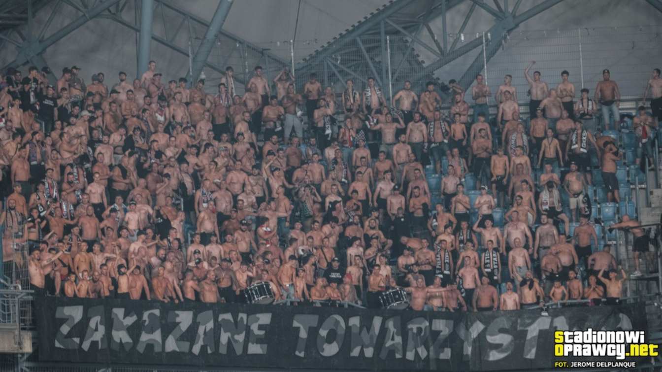 Kibice podczas meczu Lech Poznań - Górnik Zabrze
