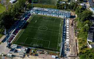 Bytom: Budowa nowej trybuny na stadionie Polonii nabiera tempa