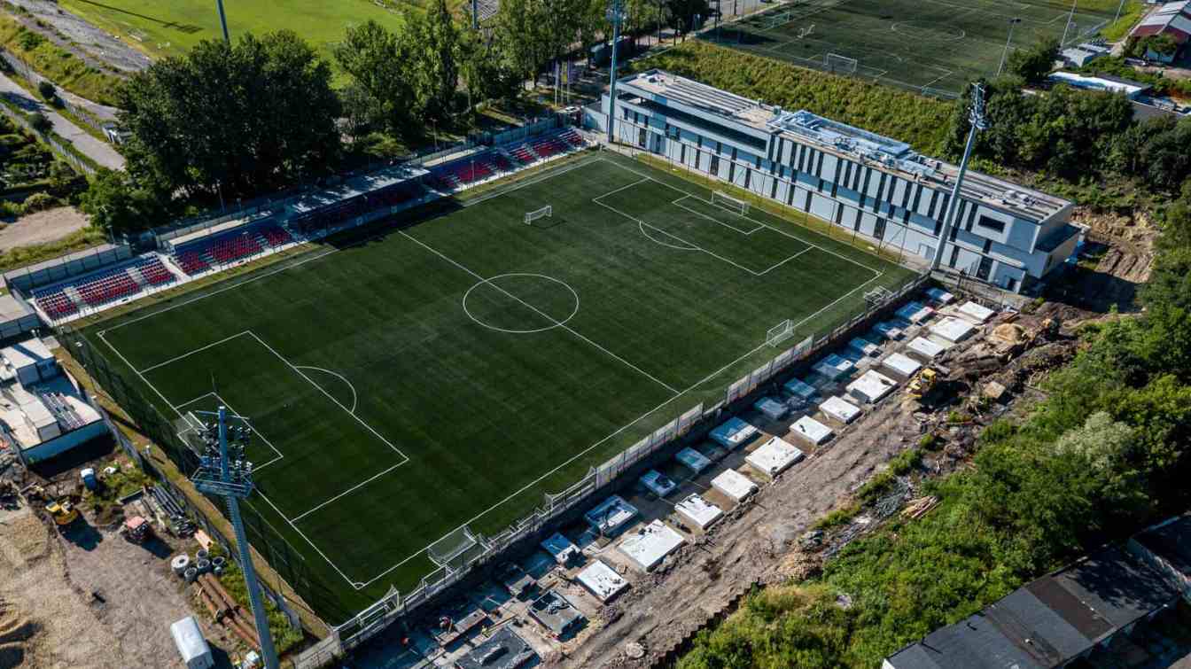 Budowa stadionu Polonii Bytom