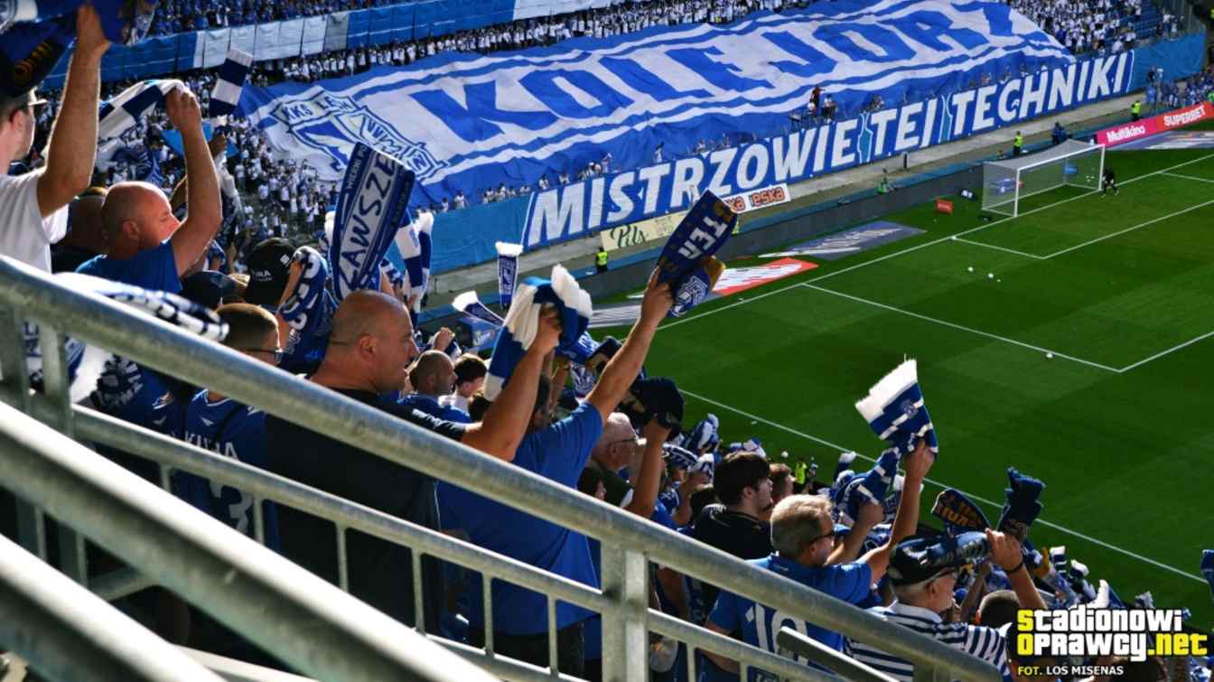 Oprawa kibiców kolejorza