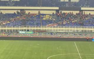 DRK: Stadion w Kinszasie kompletnie zdemolowany po przegranym meczu reprezentacji