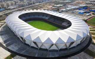 Libia: Towarzyski hit na nietypowym stadionie. Nowy kolos w Libii ugościł gwiazdy