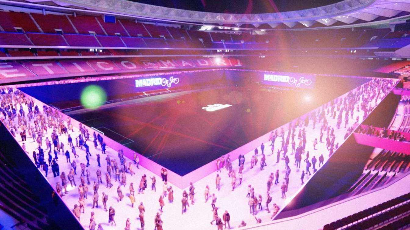 Choć z powierzchnią 4200 m² lodowisko na Metropolitano jest jednym z największych w Europie, to w przeszłości to na PGE Narodowym przebijało barierę 5, a nawet 6 tys m².