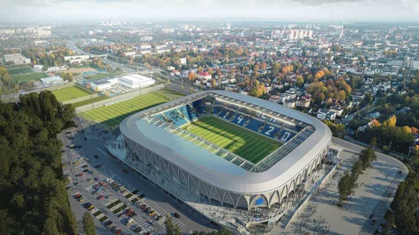Projekt Stadionu Ruchu Chorz&oacute;w