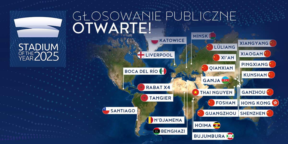 SOTY: Katowice vs reszta świata! Głosuj na Stadion Roku 2025