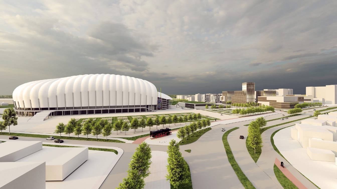 W okolicy stadionu powstanie kompleks sportowo-rekreacyjny oraz nowa zabudowa mieszkaniowa, przy zachowaniu Fortu VIII Grolman i teren&oacute;w zielonych.