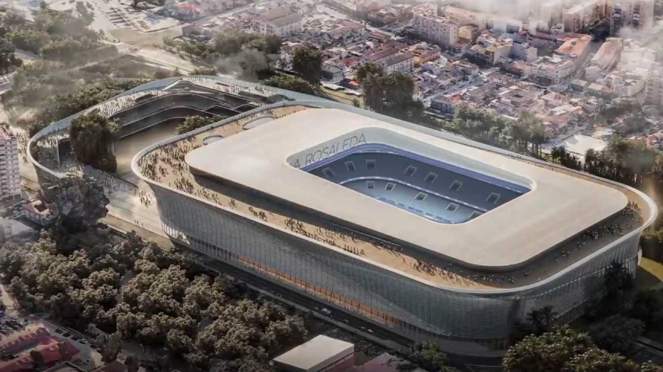 M&aacute;laga CF analizuje trzy opcje stadionowe: rozbudowę La Rosaleda lub budowę nowego obiektu w dw&oacute;ch lokalizacjach.