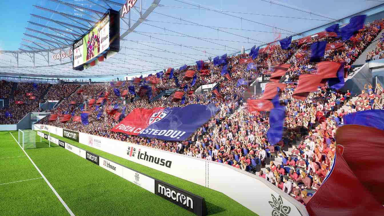 Nowy obiekt na około 30 000 miejsc ma powstać w miejscu Sant&rsquo;Elia i być częścią przygotowań do UEFA Euro 2032.