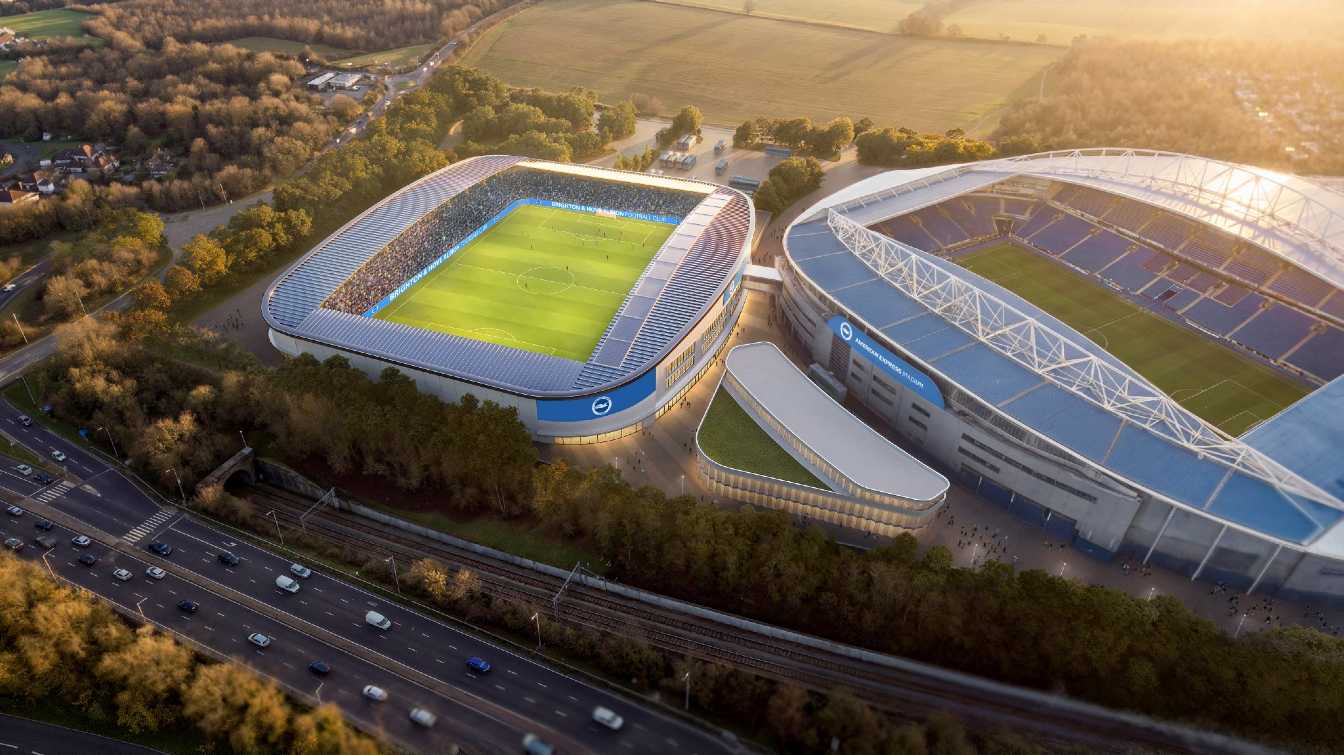 Brighton & Hove Albion planuje budowę pierwszego w Europie stadionu dla kobiecej piłki, kt&oacute;ry powstanie obok Amex Stadium i pomieści około 10 000 widz&oacute;w.