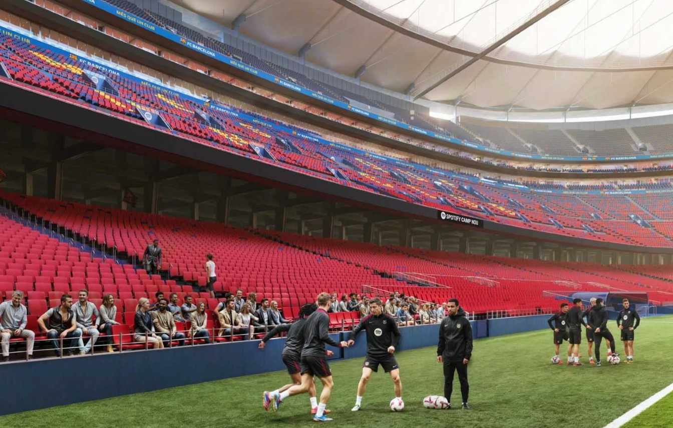 Nowe sektory trzeciego poziomu Spotify Camp Nou mają stopniowo zwiększać przychody FC Barcelona, a docelowo stadion osiągnie pojemność ponad 105 000 miejsc.