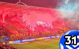 Polska: Frekwencja na stadionach Ekstraklasy | 31. kolejka sezonu 2025/2026