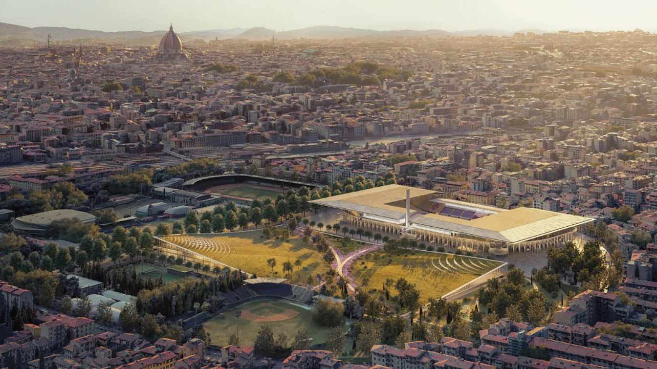 Modernizacja Stadio Artemio Franchi weszła w najbardziej widowiskową fazę &mdash; we Florencji rozpoczęto przygotowania do montażu nowego dachu nad Curva Fiesole, a ACF Fiorentina potwierdziła gotowość wyłożenia &euro;55 mln na dalsze prace.
