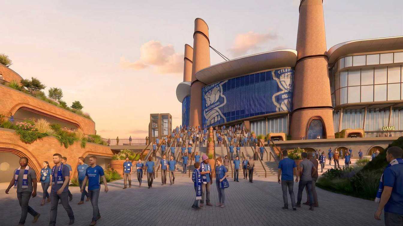 Gigantyczne kominy, wysuwane boisko i 125 punkt&oacute;w gastronomicznych &mdash; nowy The Powerhouse Stadium może stać się jednym z najbardziej szalonych projekt&oacute;w stadionowych w Europie. Birmingham City F.C. chce ukończyć arenę do 2030 roku.