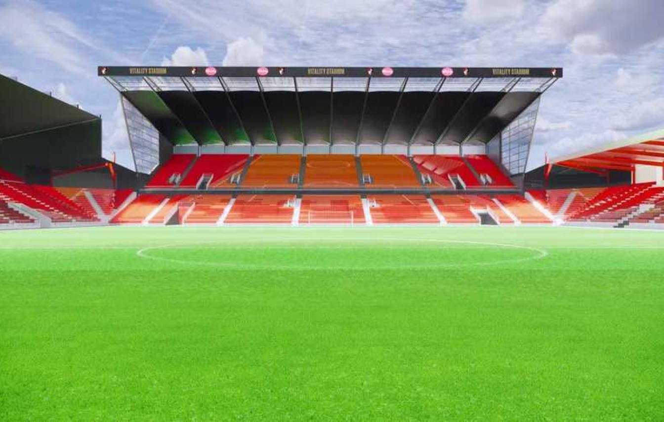  AFC Bournemouth otrzymał zgodę na wielką rozbudowę Vitality Stadium. Stadion ma zwiększyć pojemność do ponad 20 000 miejsc, a prace ruszą przed sezonem 2026/27 po historycznym awansie klubu do europejskich puchar&oacute;w.